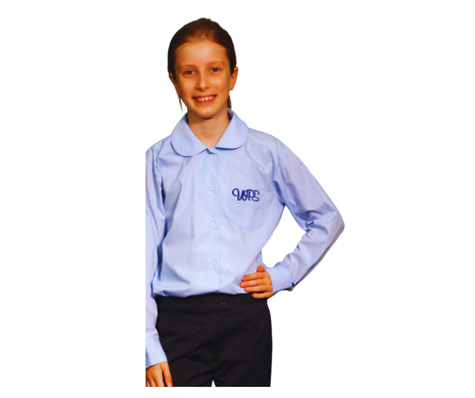 Girls Winter Blouse - Embroidered