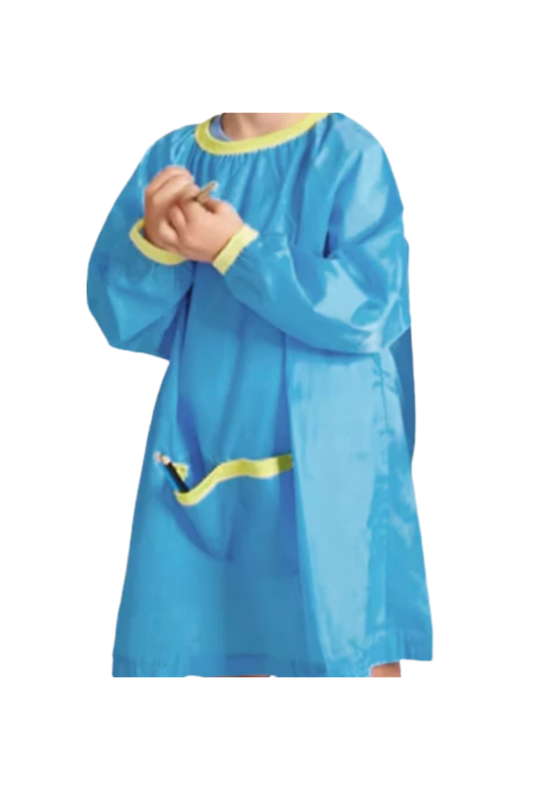 Paint Smock Aqua Size 8-10