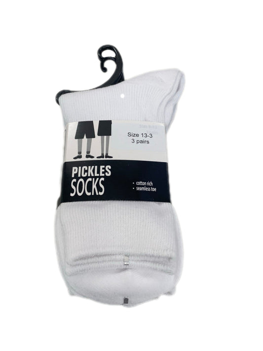 White socks unisex (3pack)